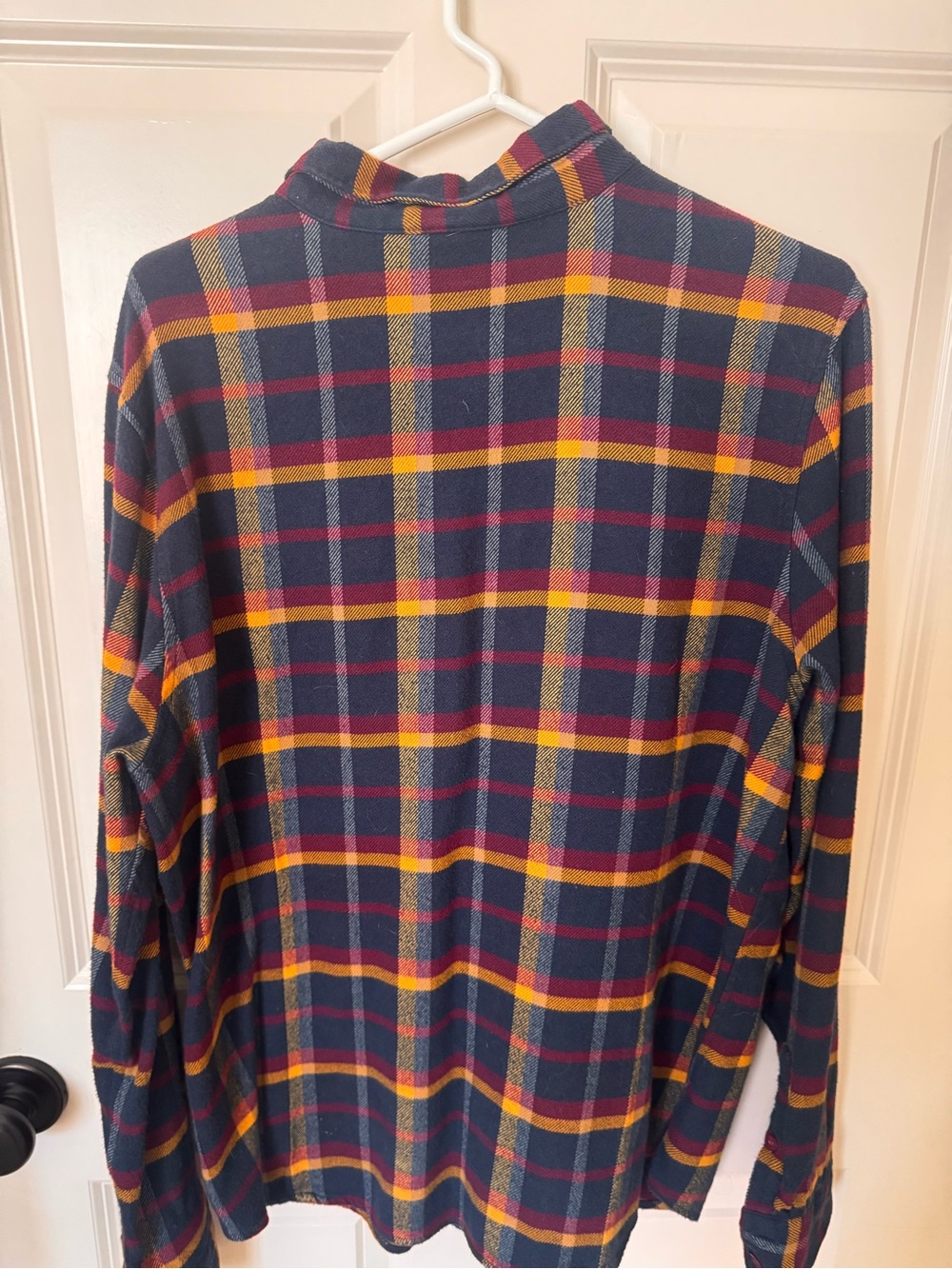 Patagonia Plaid Button-Down Shirt - Navy, Yellow & Red